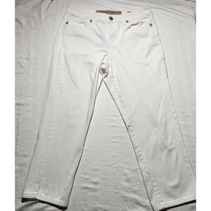 Nine West Vintage American Jeans Pants Womens Size 8/28 White Classic Rise